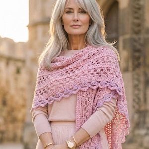 Patrón de ganchillo - Bufanda Eloise