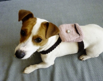 Knitting and Crochet Dog Backpack Pattern