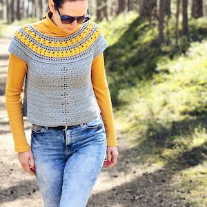 Crochet Top Pattern - Chantilly Top