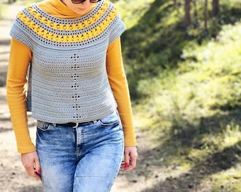 Crochet Top Pattern - Chantilly Top
