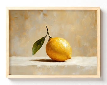 Lemon Still life | Matte Horizontal Posters, unframed 626