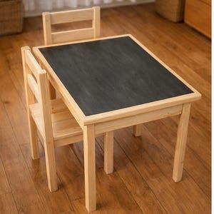 DIY Kids Table and Chairs Plans PDF | Wooden Children Furniture Tutorial | Chalkboard Table Set | Easy Woodworking Project | Printable Plans