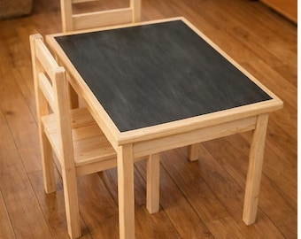 DIY Kids Table and Chairs Plans PDF | Wooden Children Furniture Tutorial | Chalkboard Table Set | Easy Woodworking Project | Printable Plans