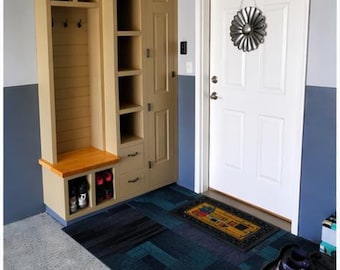 DIY Mudroom Bench Plan | Entryway Storage Cabinet Build Guide