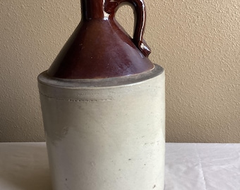 Vintage Stoneware Moonshine Crock Jug