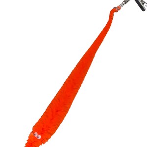 Fuzzy WORM on a STRING Clip Accessory for Hat, Clothing, Bag, or Hair - Vintage Toy Handmade Festival / Rave Sprout Clip, VTG Viral Gag Gift image 5