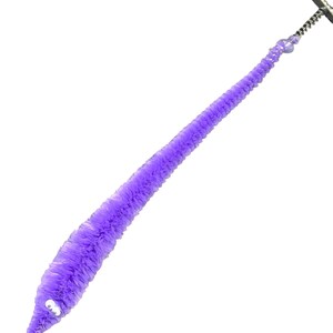 Fuzzy WORM on a STRING Clip Accessory for Hat, Clothing, Bag, or Hair - Vintage Toy Handmade Festival / Rave Sprout Clip, VTG Viral Gag Gift image 19