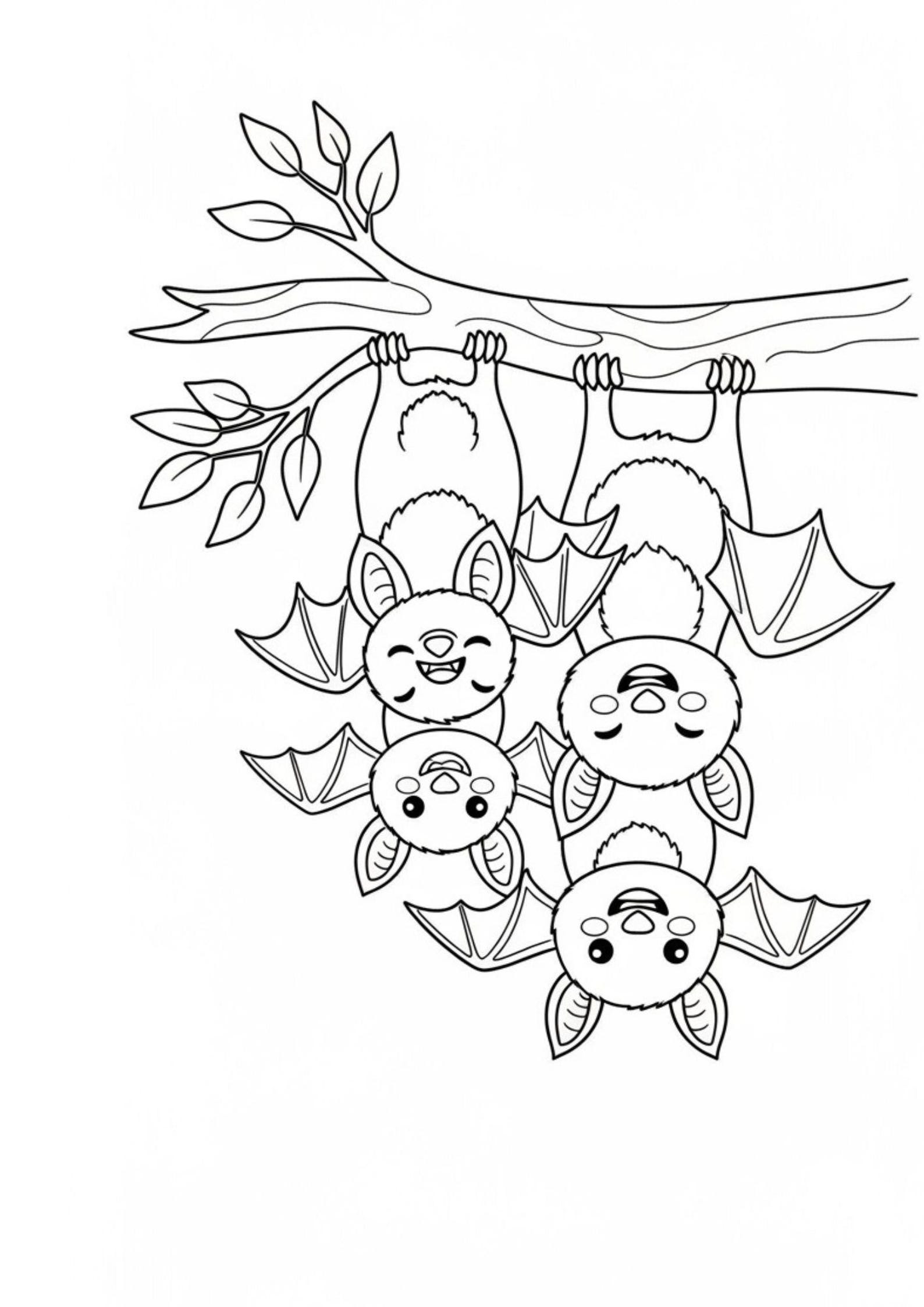 20 Cute Halloween Coloring Pages for Kids | Fun Spooky Coloring Book ...