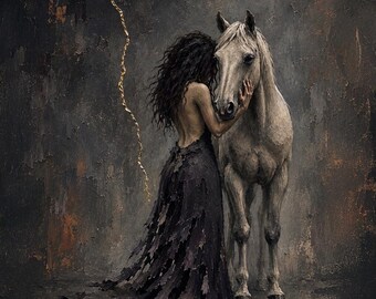 AS WE ARE — What Fell Behind — Dark Academia Wall Art — Digital Download
