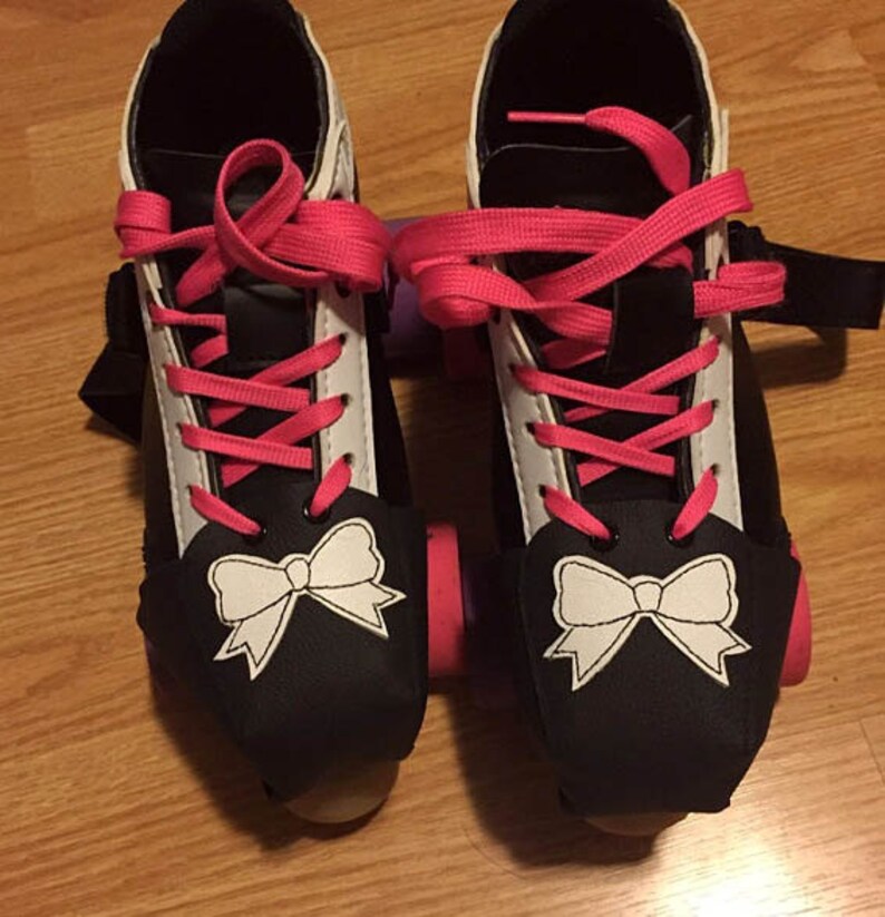 BOWS Quad Roller Skates Toe Guards in Leather Etsy