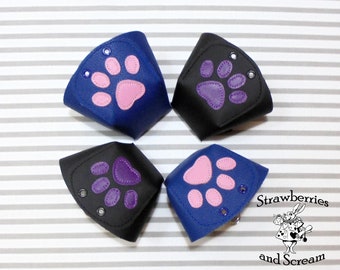 PAW PRINTS  - Quad  Roller Skates Toe Guards