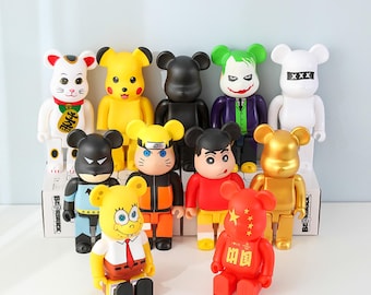 Bearbrick KAWS TENSION 100+400% Medicom Toy - Etsy