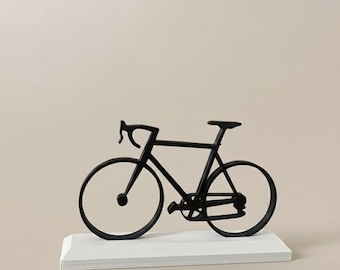 bicycle sculpture , modern decor , bike statue