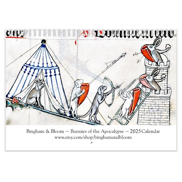 Medieval Rabbits - Etsy