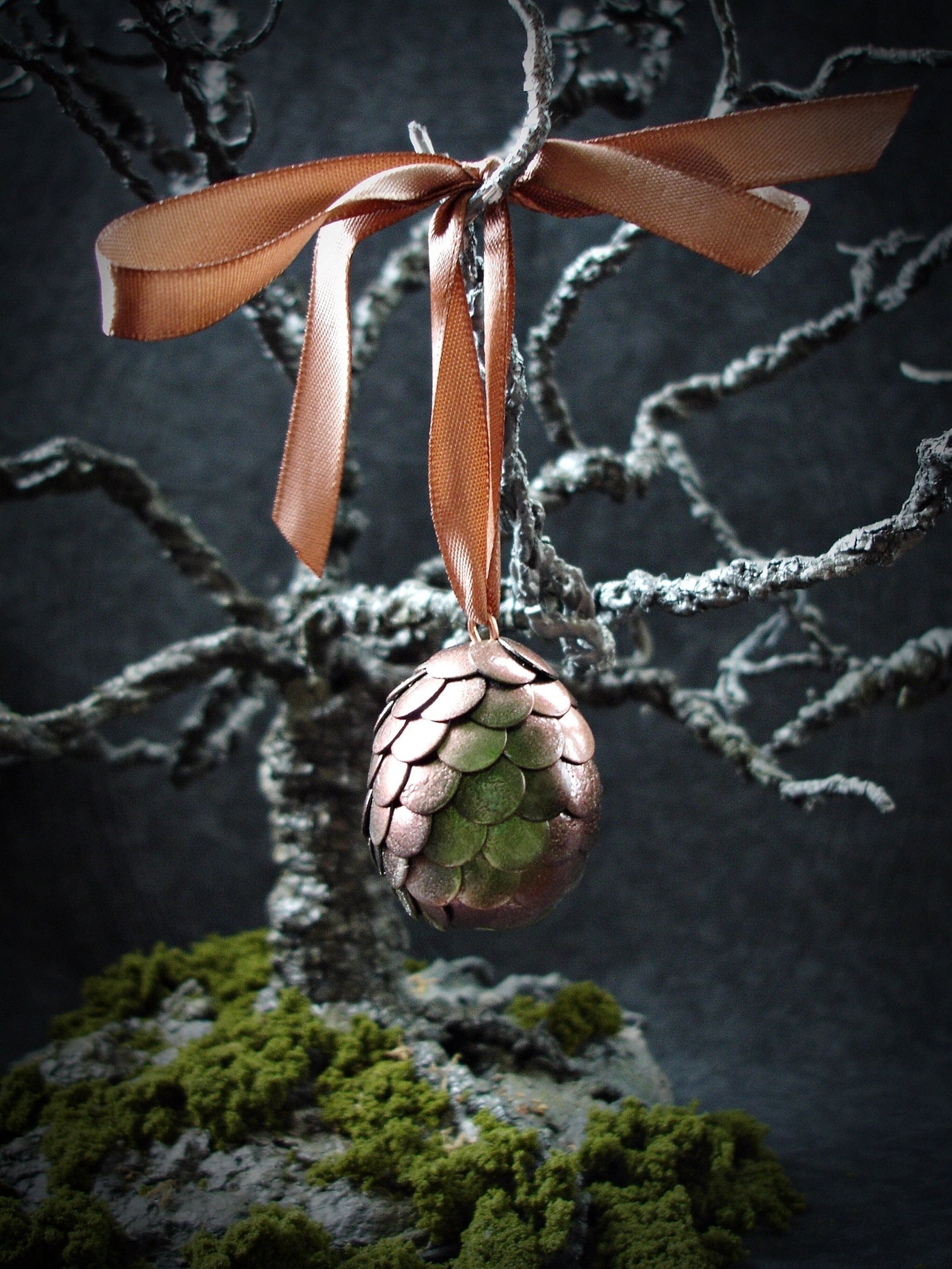 Mini Dragon Egg Pink Glitter Thumbtack Dragon Egg Ornament Etsy