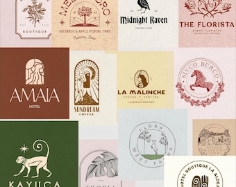 Diseño de logotipos empresariales personalizados: Kit de identidad corporativa único (digital)