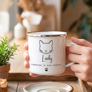Personalisierter Haustier Erinnerungsbecher, Individuelle Hunde Erinnerung Geschenk, Regenbogen Brücke Katzen Sympathie Tasse, Individueller Blumentopf Übertopf