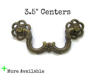 vintage drawer pulls etsy