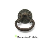 Vintage ring pull with backplate