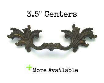 Vintage French Provincial Drawer Pull 4 5 Centers Rare Etsy