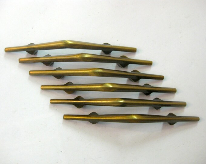 Vintage MCM Drawer Pulls Mid Century 2.75 Centers Lot Etsy