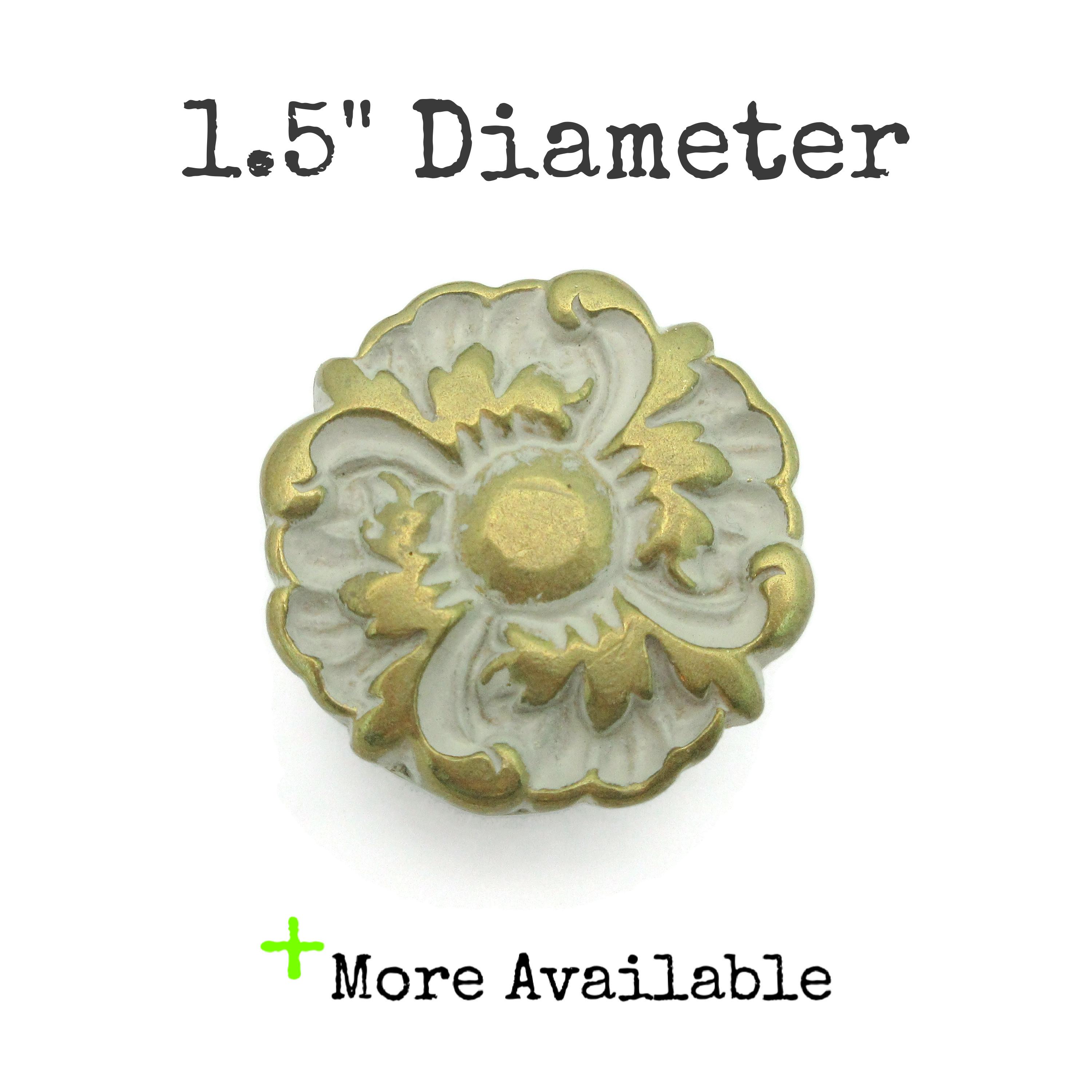 green emerald velvet dress Antique Victorian Drawer Knobs, 1-3/8