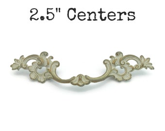 Vintage French Provincial Drawer Pull 2.5" Centers K376