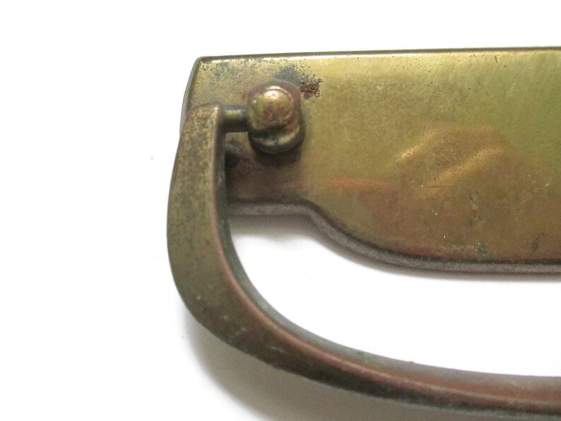 Vintage Drawer Pull 3 1 2 Centers Industrial Bin Handle Etsy