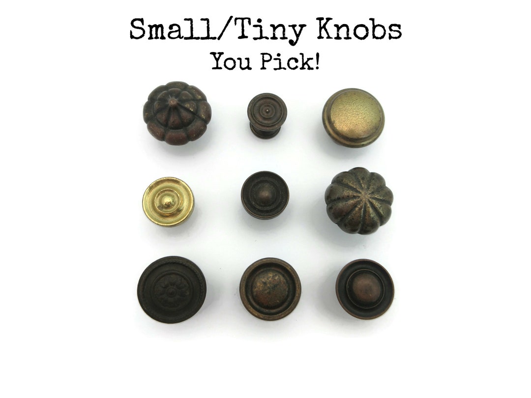 Small Vintage Drawer Knob Singles Pick From Styles Shown Tiny Furniture