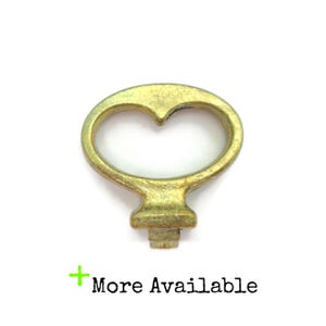 May include: A brass-coloured keyhole cover with a heart-shaped handle. The keyhole cover has a rectangular base and a loop handle. The text "More Available" is below the keyhole cover.