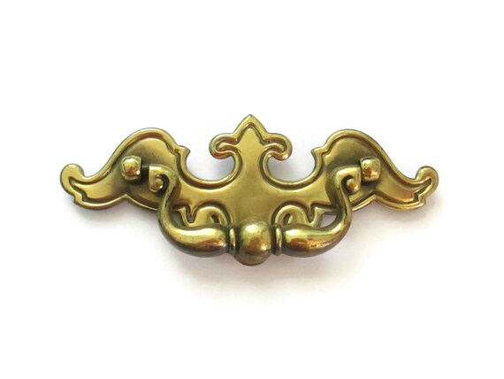 2 3//4/" K-644 Brass Vintage Drawer Pull French Provincial Keeler 5 3//4 /"