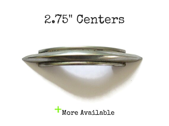 Vintage Chrome Kitchen Cabinet Handle 2 75 Centers Drawer Pulls