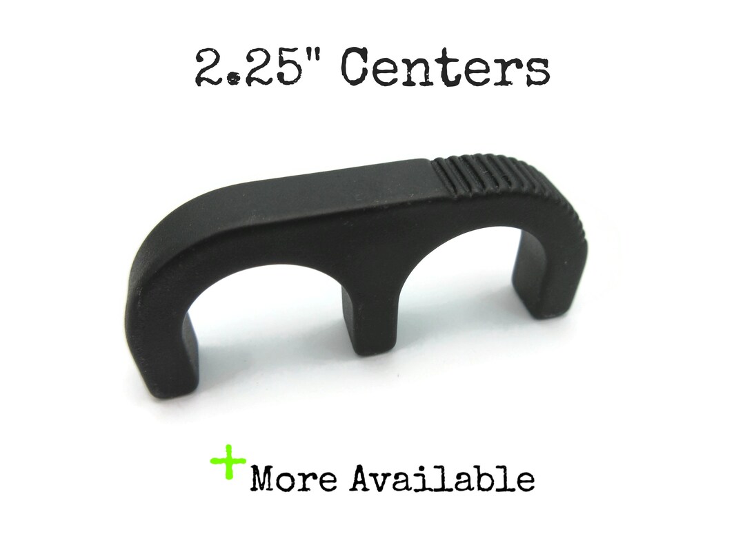Vintage Science Lab Drawer Pull Unusual Matte Black - Etsy