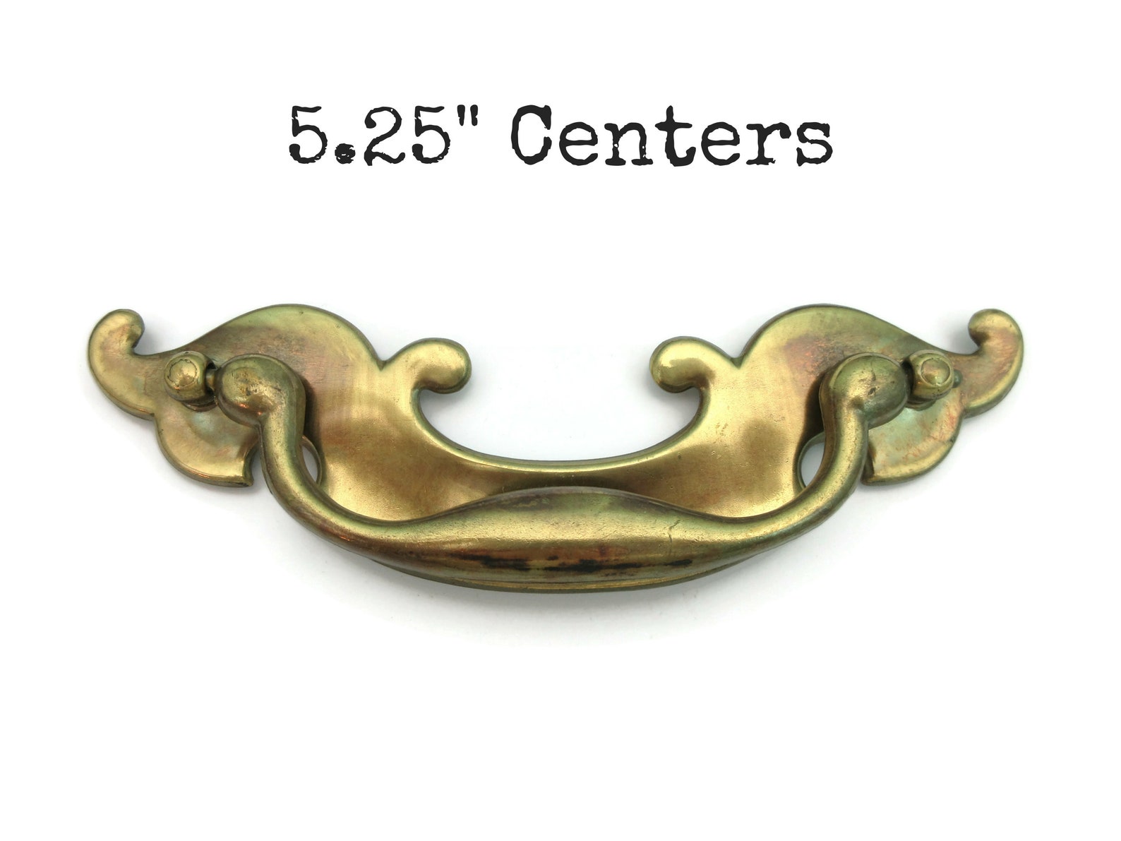 Vintage Drawer Pull 5 1/4 Centers Chippendale Handle Etsy