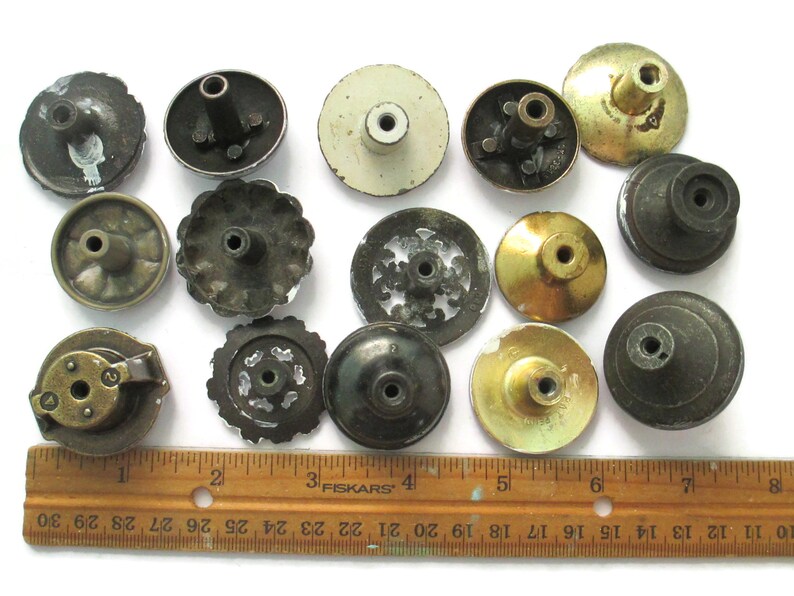 All different Distressed White Eclectic Collection CLEARANCE 15 vintage drawer knobs