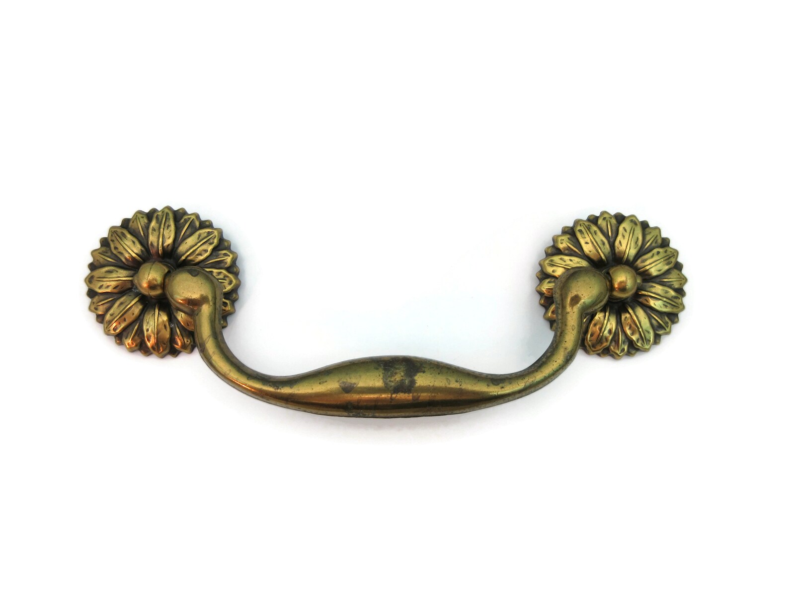 Vintage Drawer Pull 5.25 Centers Ornate Bail Pull Etsy