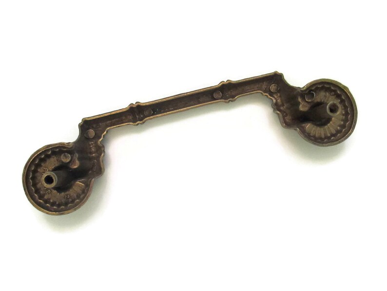 Vintage Drawer Pulls 4.75 centers Faux Bamboo MCM