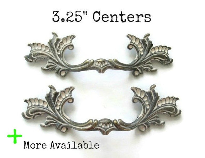 Lots Of 2 French Provincial Drawer Pulls 3 25 Centers Etsy
