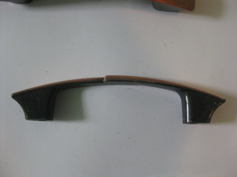 Lot of 4 vintage mid century modern drawer pulls 2.75 Etsy