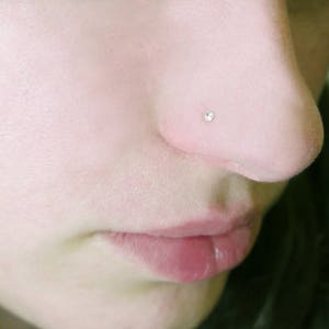 14k Solid gold stud. 14K solid gold nose ring. Gold nose stud. Gold nose ring. zircon nose stud. gold nose ring. gold nose hoop
