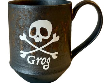 Pirate Grog Skull & Crossbones Mug