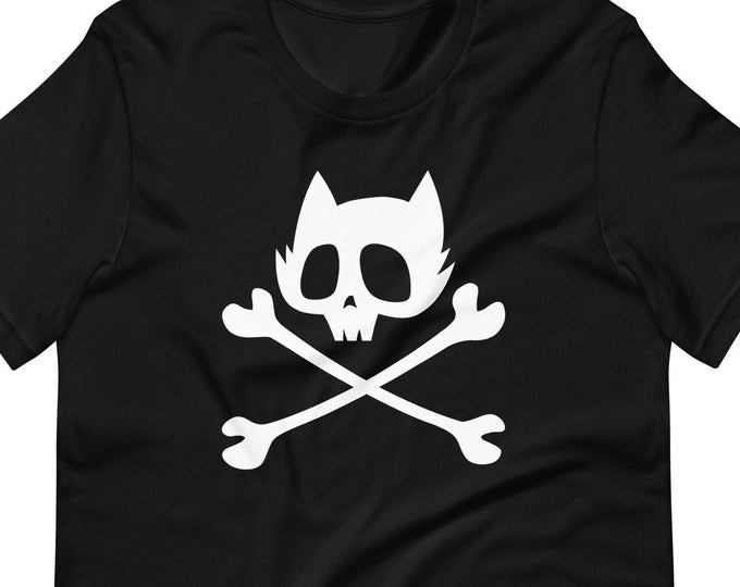 Kitty Crossbones Unisex T-shirt