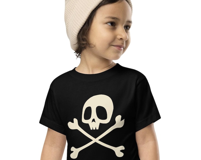 Pirate Skull & Crossbones Toddler Short Sleeve T-shirt