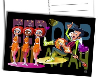 JET SCREAMER Postcard - Free Shipping!