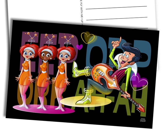 JET SCREAMER Postcard - Free Shipping!