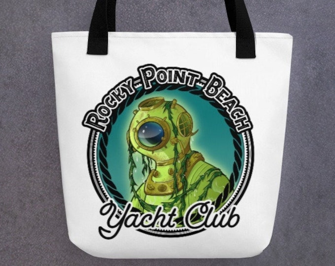 Rocky Point Beach Yacht Club Tote Bag