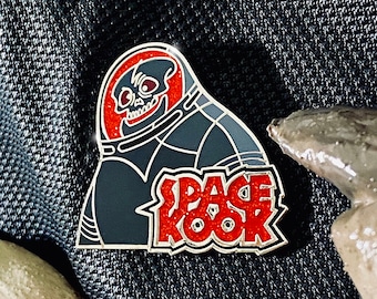 Space Kook Glitter Enamel Pin