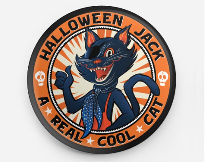 DAVID BOWIE: Halloween Jack 1.5" Pin-Back Button