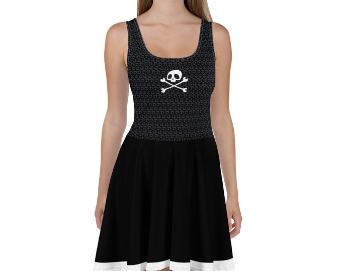 Pirate Skull & Crossbones Skater Dress