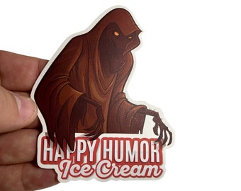 Ice Cream Phantoms *Chocolate-Scented* 3" Vinyl Sticker - Free Shipping!